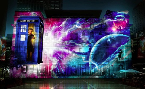 Doctor Who Light Up Sydney